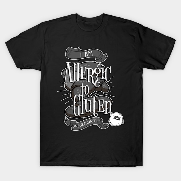 Gluten Allergies T-Shirt by bluerockproducts